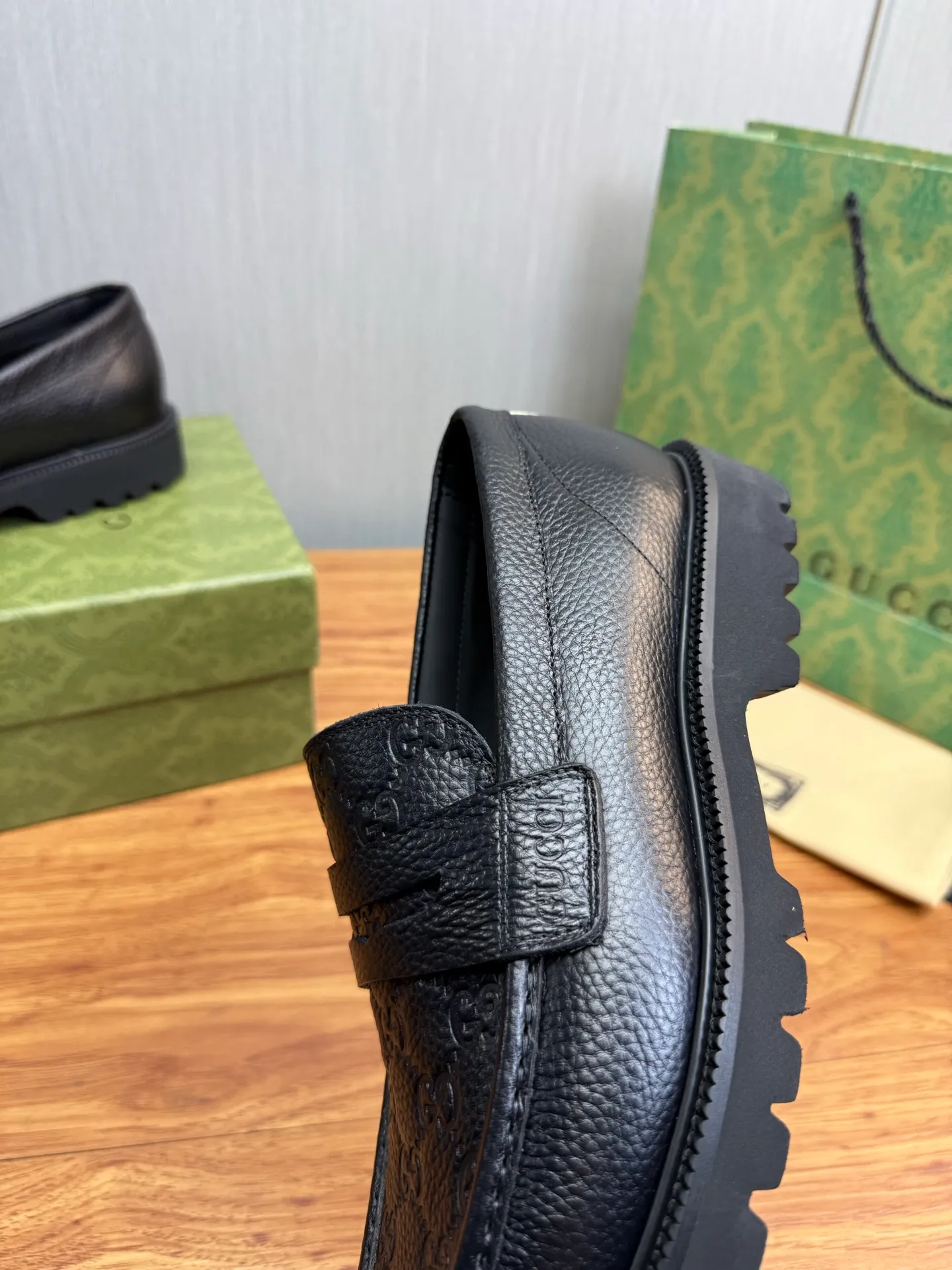 Factory price 580💰 GUCCI. Gucci men's business casual leather shoes, luxurious and noble👞All imported original brand leather materials, just to create a more comfortable wearing experience, upper: original cowhide. Frosted cowhide➕Imported full cowhide, original outsole✔️16-45 (45 non-refundable)